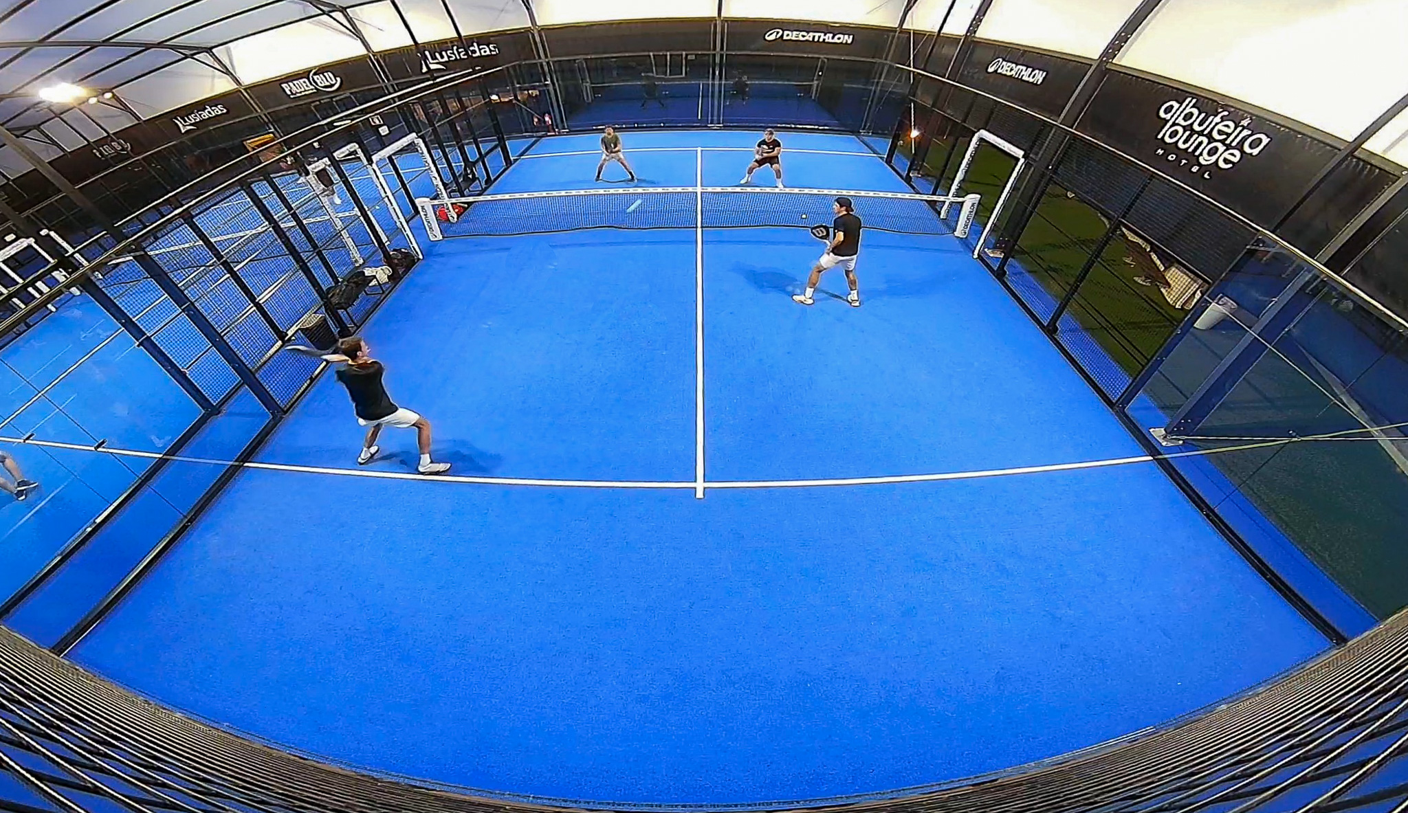 180° Full Court Coverage — Live Camera View