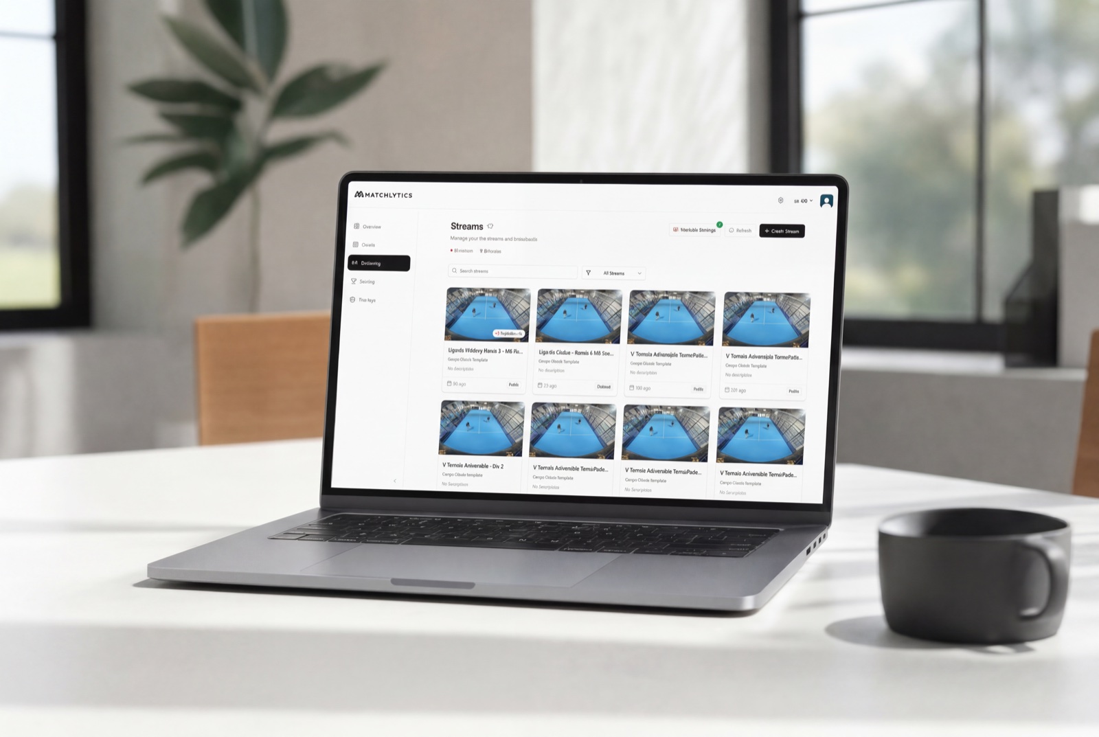 Manage all live streams
